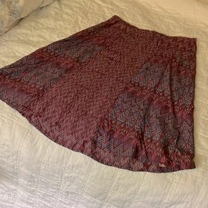 Prana midi length skirt- (4)